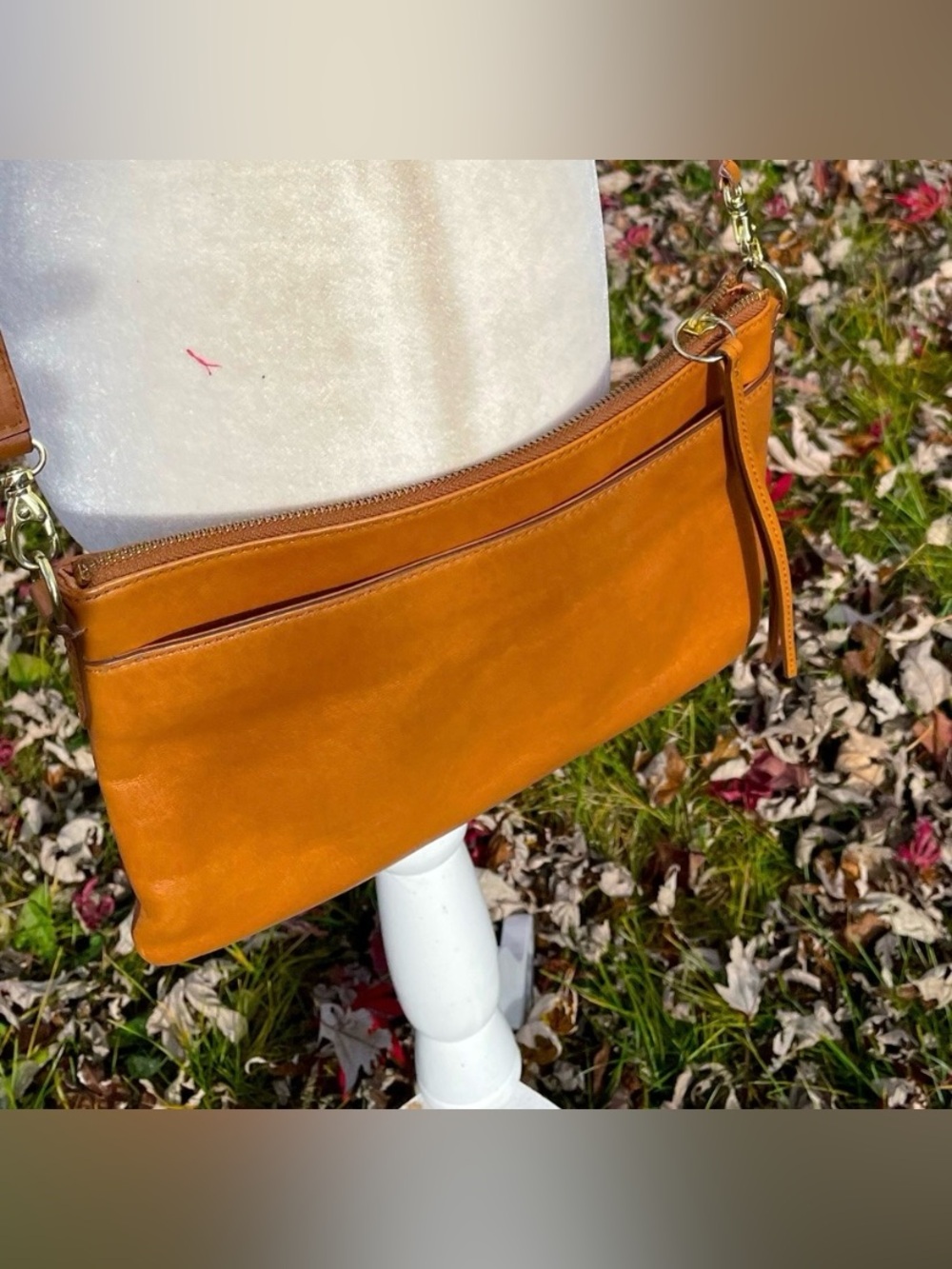 Fossil's Cognac Brown Crossbody